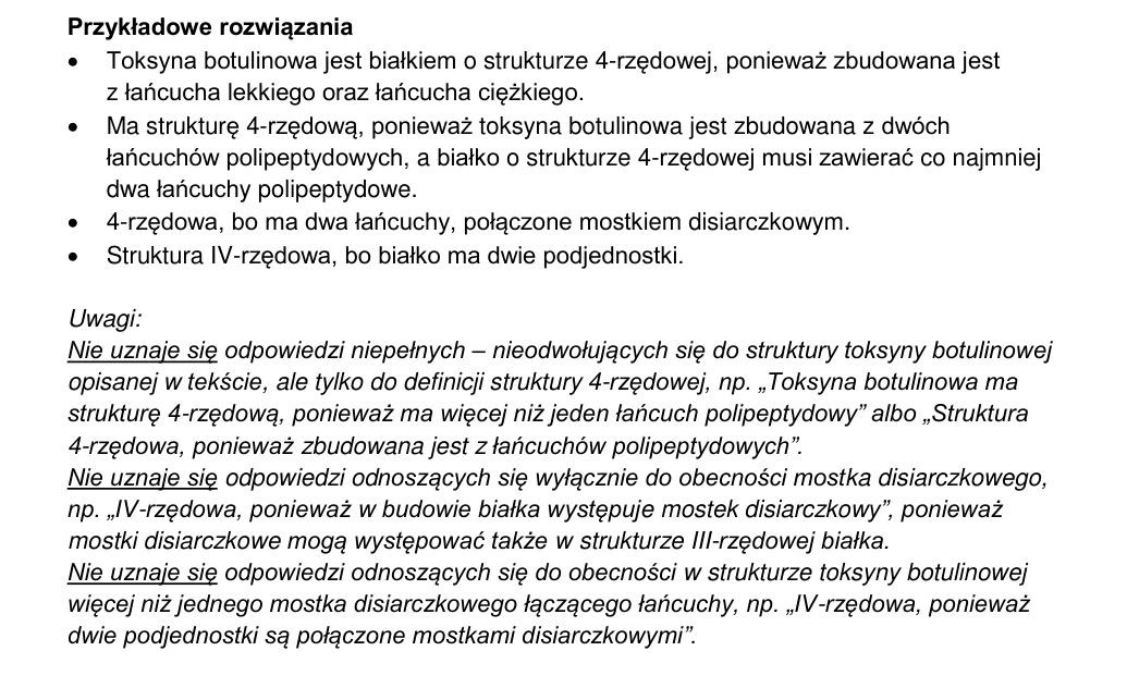 Oficjalna odpowiedź i zasady oceniania CKE, zadanie 12.2