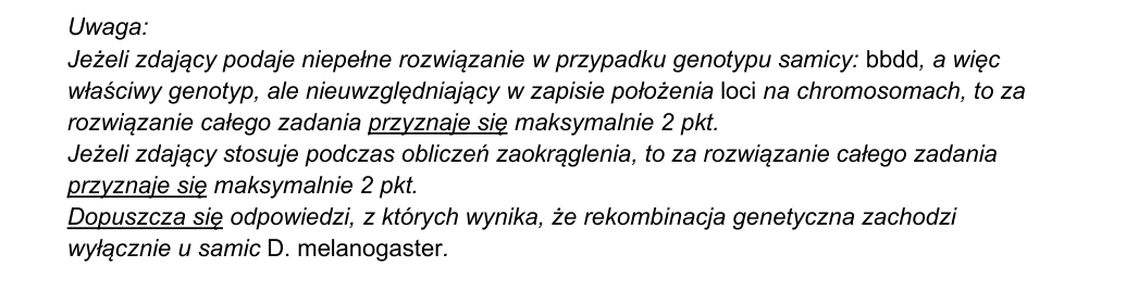 Oficjalna odpowiedź i zasady oceniania CKE, zadanie 19