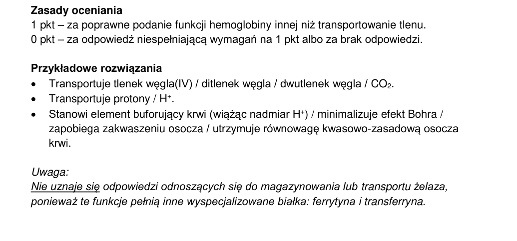Oficjalna odpowiedź i zasady oceniania CKE, zadanie 11.3