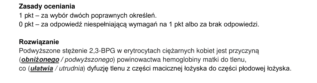 Oficjalna odpowiedź i zasady oceniania CKE, zadanie 11.2