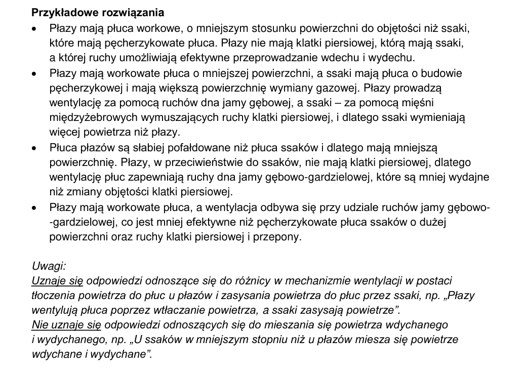 Oficjalna odpowiedź i zasady oceniania CKE, zadanie 7.1