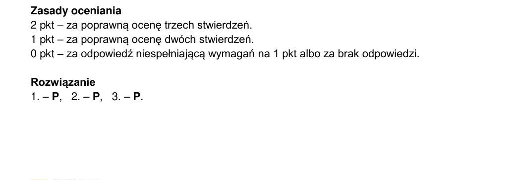 Oficjalna odpowiedź i zasady oceniania CKE, zadanie 17.1