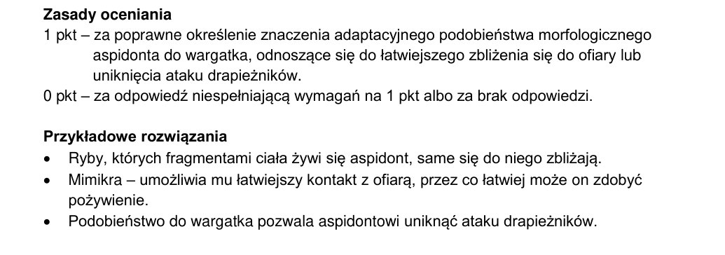 Oficjalna odpowiedź i zasady oceniania CKE, zadanie 16.2