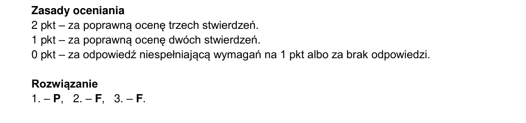 Oficjalna odpowiedź i zasady oceniania CKE, zadanie 4.1