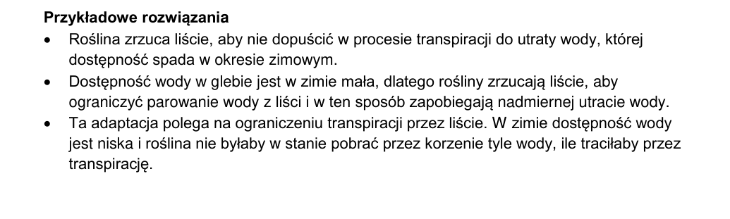 Oficjalna odpowiedź i zasady oceniania CKE, zadanie 6.2