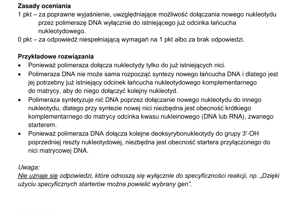 Oficjalna odpowiedź i zasady oceniania CKE, zadanie 13.3
