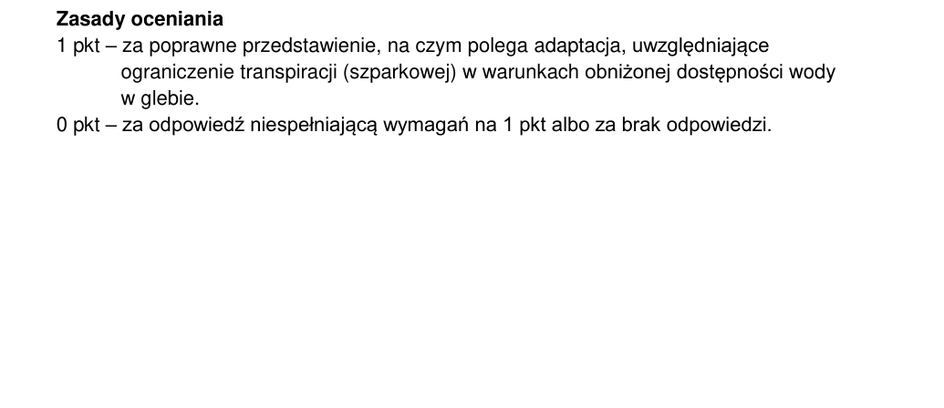 Oficjalna odpowiedź i zasady oceniania CKE, zadanie 6.2