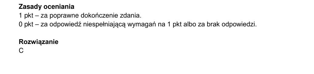 Oficjalna odpowiedź i zasady oceniania CKE, zadanie 10.3